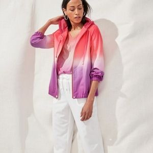 CHICO'S Zenergy Chic360 Ombre Windbreaker Jacket Size 3